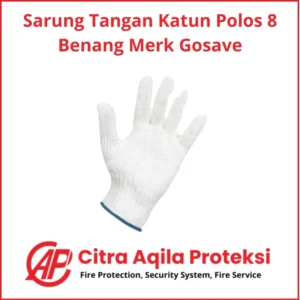 Sarung Tangan Katun Polos 8 Benang Merk Gosave