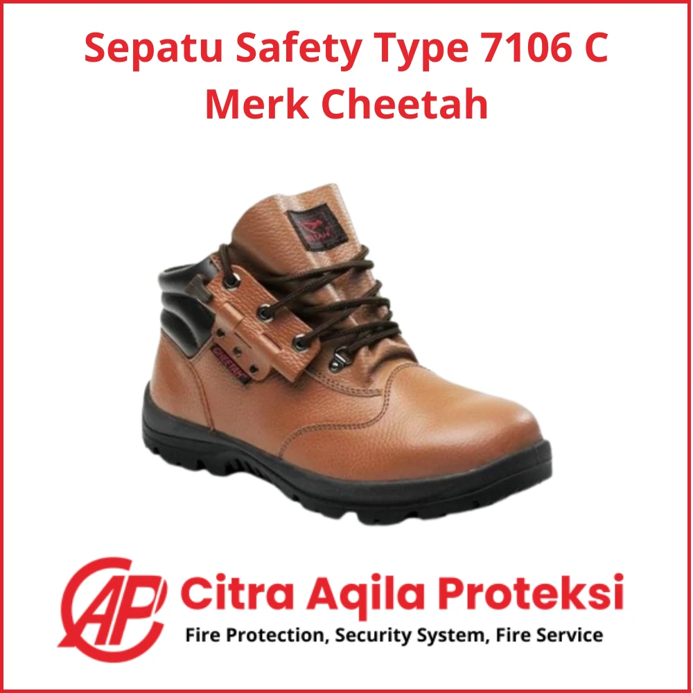 Sepatu Safety Type 7106 C Merk Cheetah