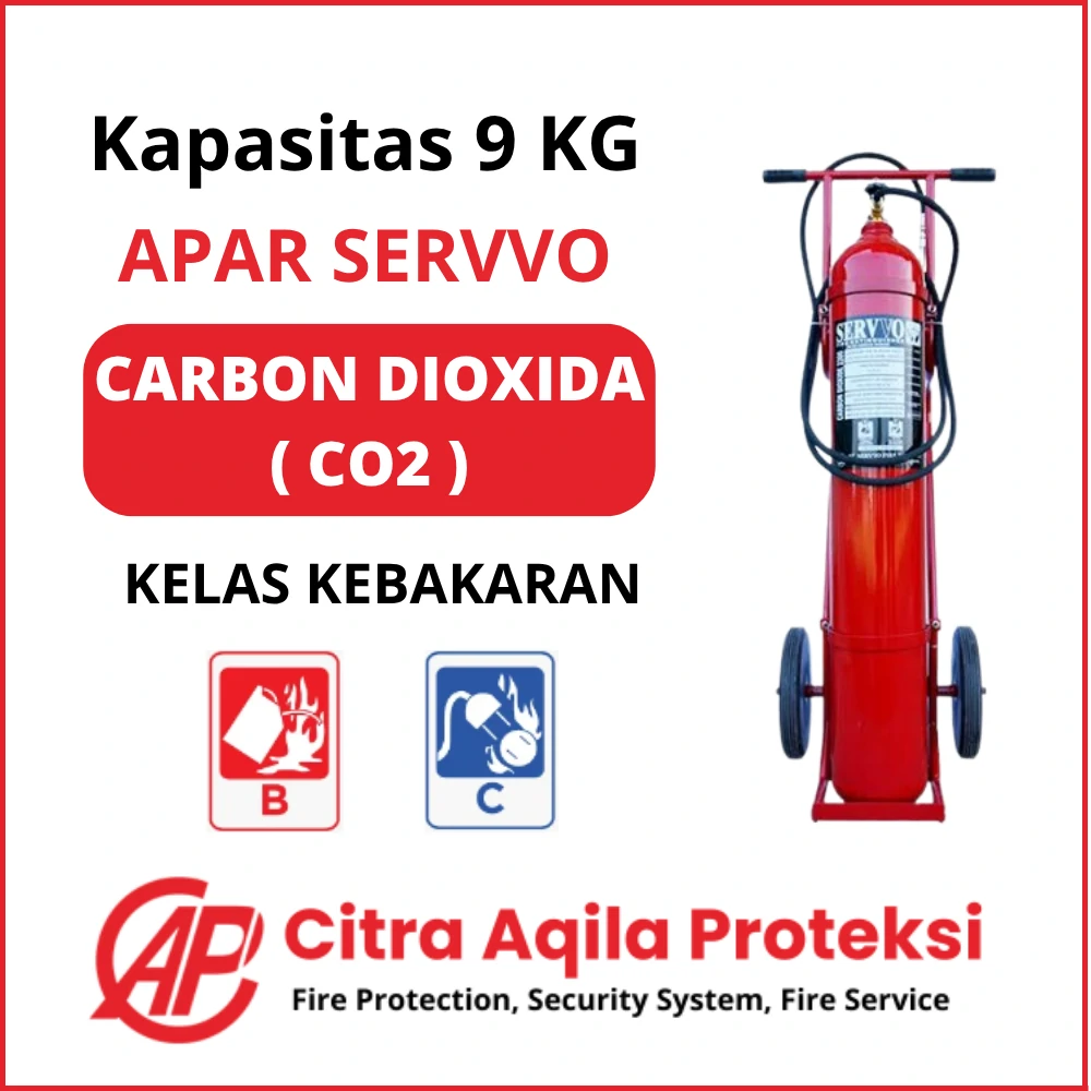 Apar Carbon Dioxide (CO2) Kapasitas 9 KG